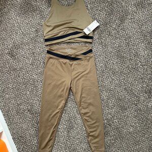Sweaty betty set- all day wrap- top new with tags